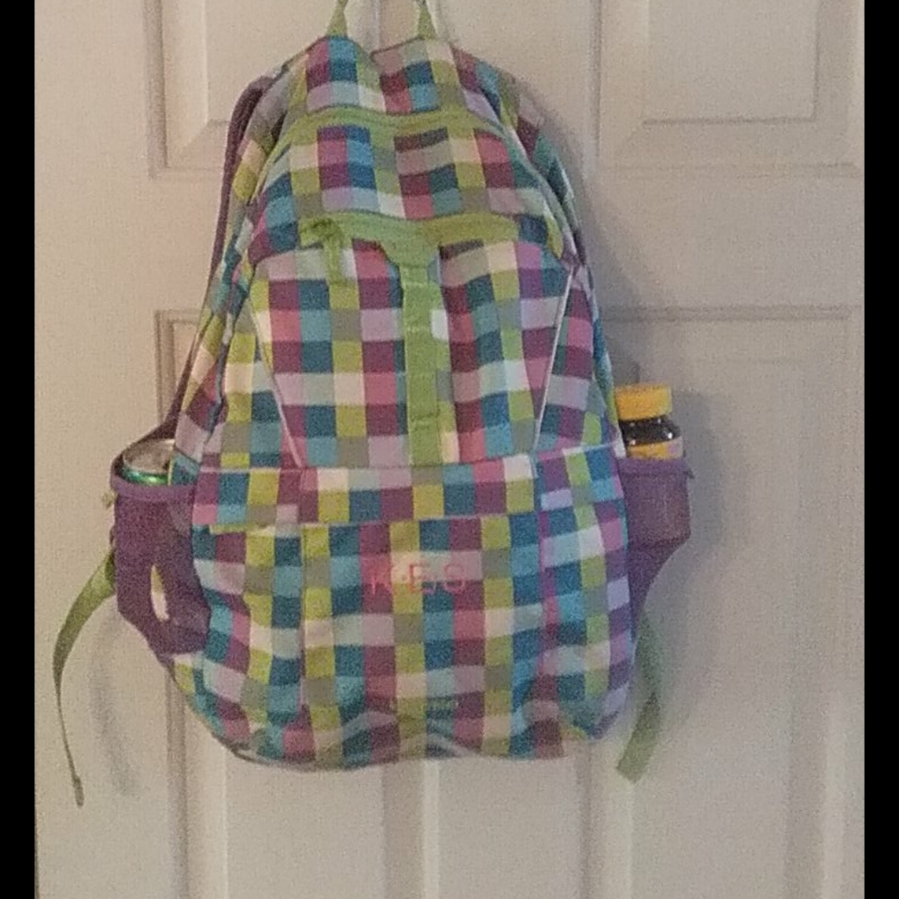 Sold Out Not Available Lands End bookbag/backpack 5 compartments$39+gif